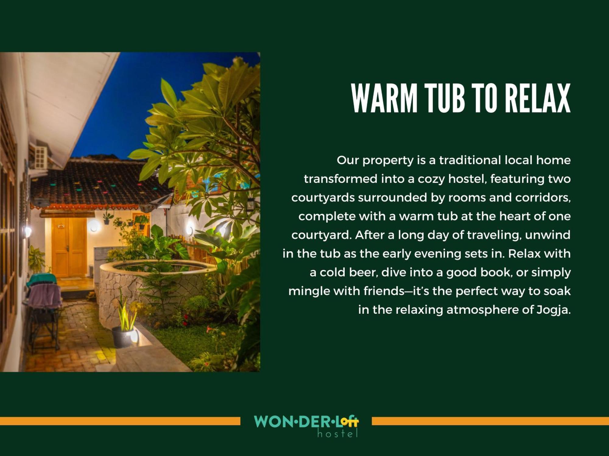 Wonderloft Hostel Jogja Jogjakarta Buitenkant foto