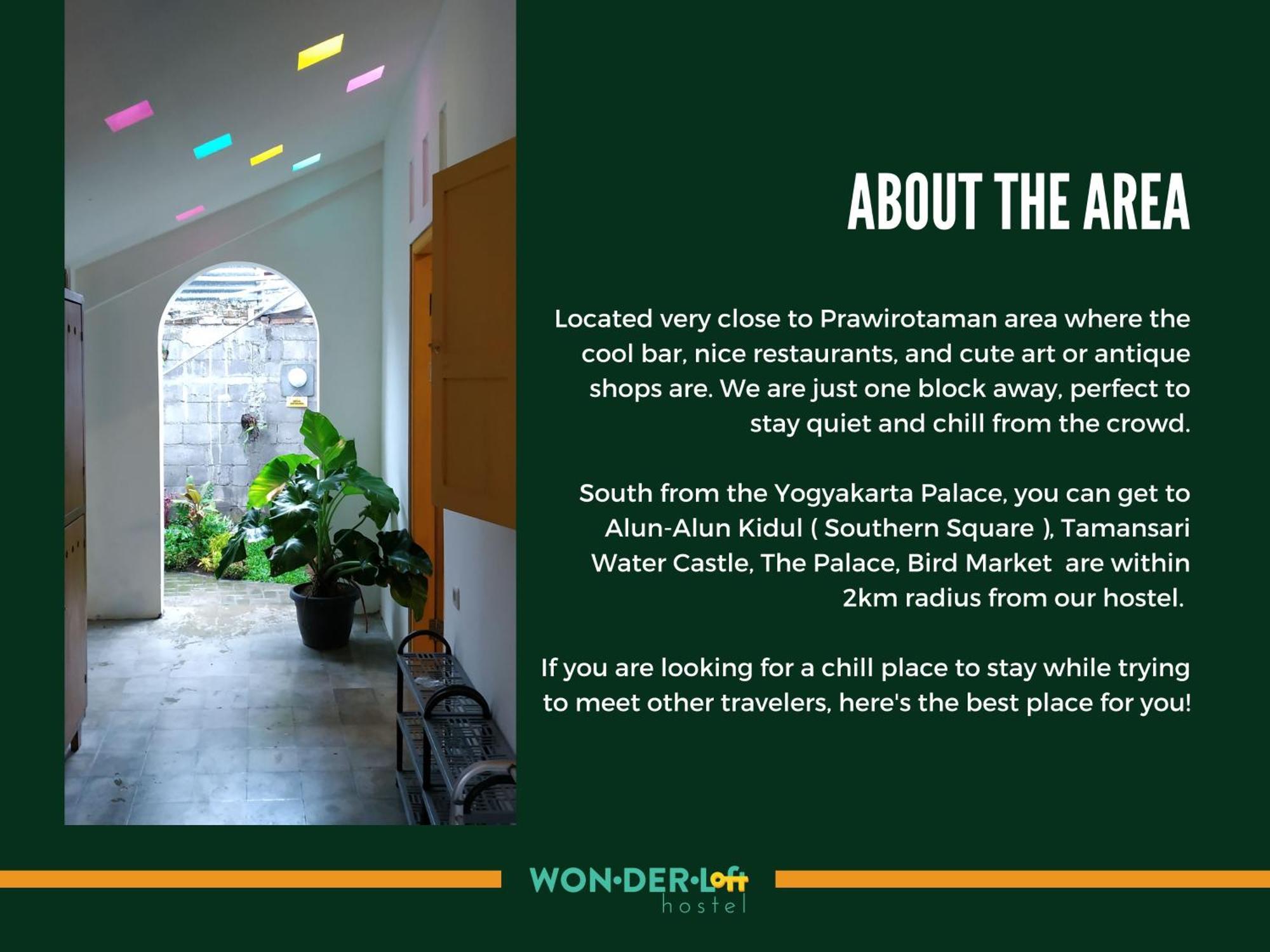 Wonderloft Hostel Jogja Jogjakarta Buitenkant foto